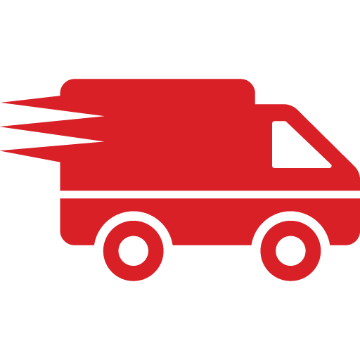 logistics delivery truck in movement
